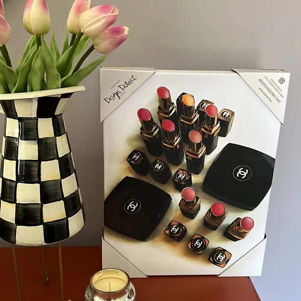 Design District Studio Chanel Makeup Wall Hanging Print